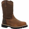 Georgia Boot Men's Core 37 Waterproof Work Boot, BROWN, M, Size 9 GB00638